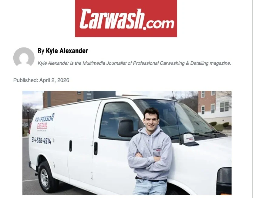 Carwash.com feature on Professor Detail Auto Care